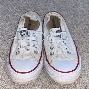 slip on white converse